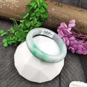 天然翡翠A貨手鐲17.8圍