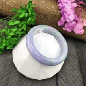 翡翠A貨春帶彩手鐲16.7圍