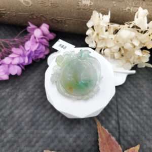 冰三彩翡翠吊墜