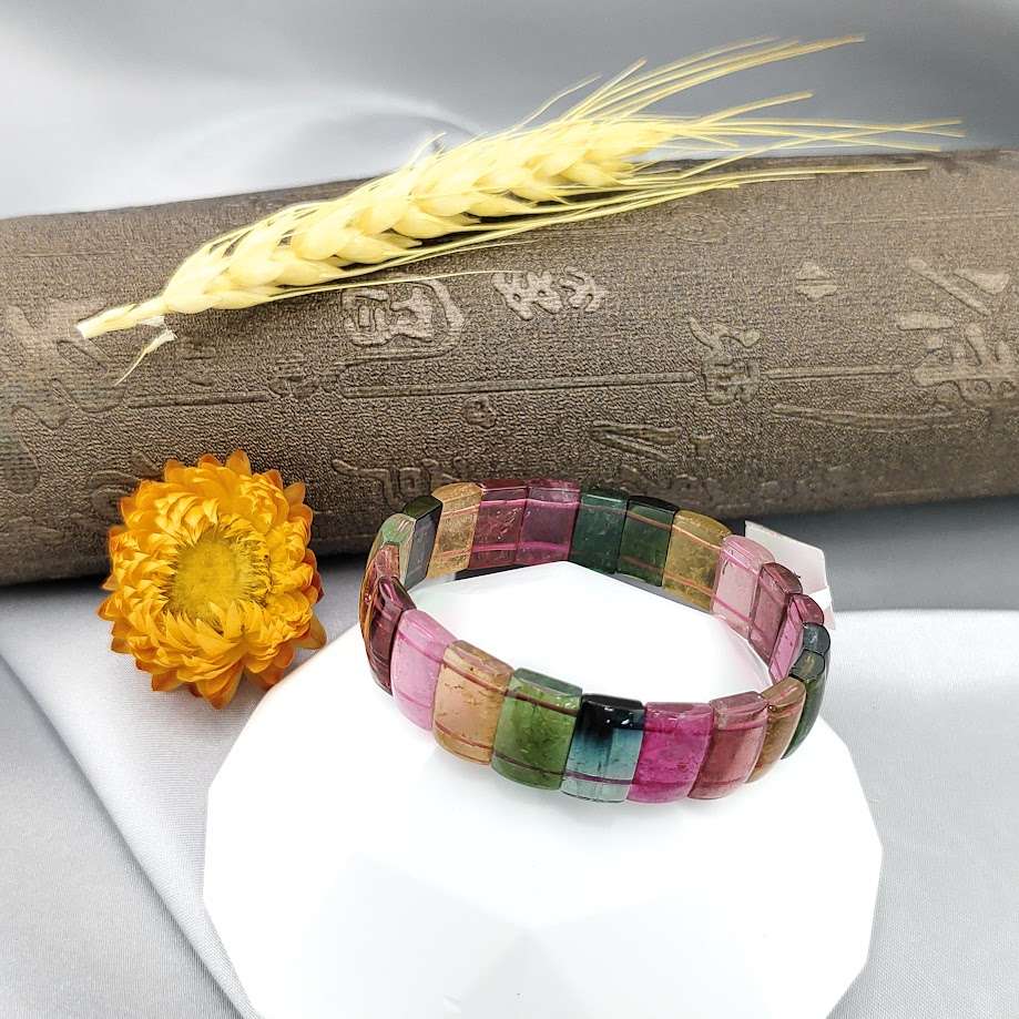 頂級天然碧璽手排