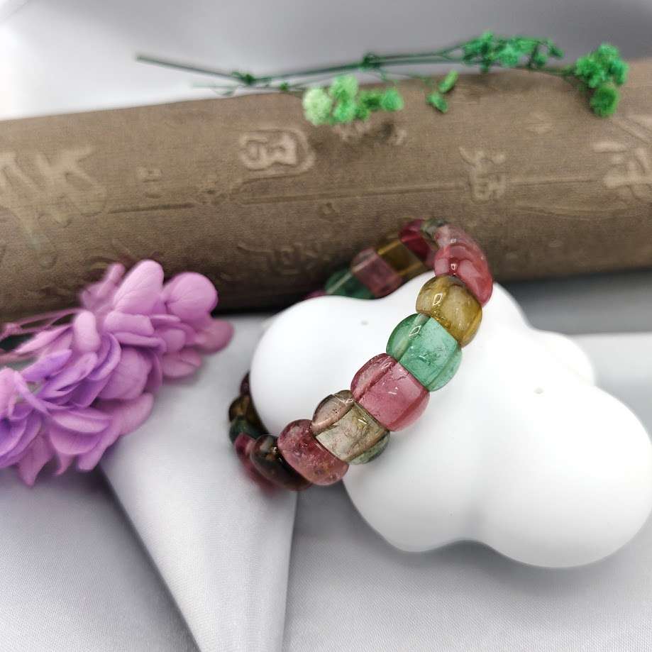 頂級天然碧璽手排