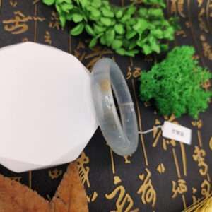 玻璃種帶蜜糖手鐲15.8圍