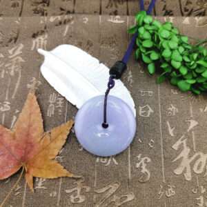 紫羅蘭翡翠A貨平安扣