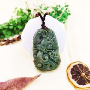 天然翡翠A貨龍牌