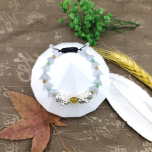 翡翠A貨元寶+招財貔貅手鍊