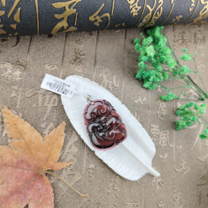 頂級天然紅碧璽好如意