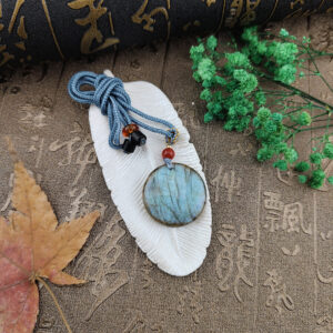 天然頂級藍蘊光彩拉長石10.6g