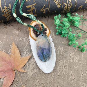 天然頂級藍蘊光彩拉長石23.17g