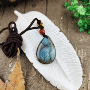 天然頂級彩蘊光彩拉長石7.26g