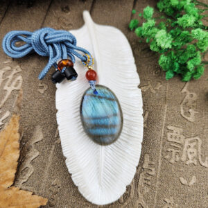 天然頂級彩蘊光彩拉長石11.11g