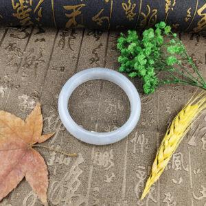 天然翡翠A貨冰種手鐲18圍