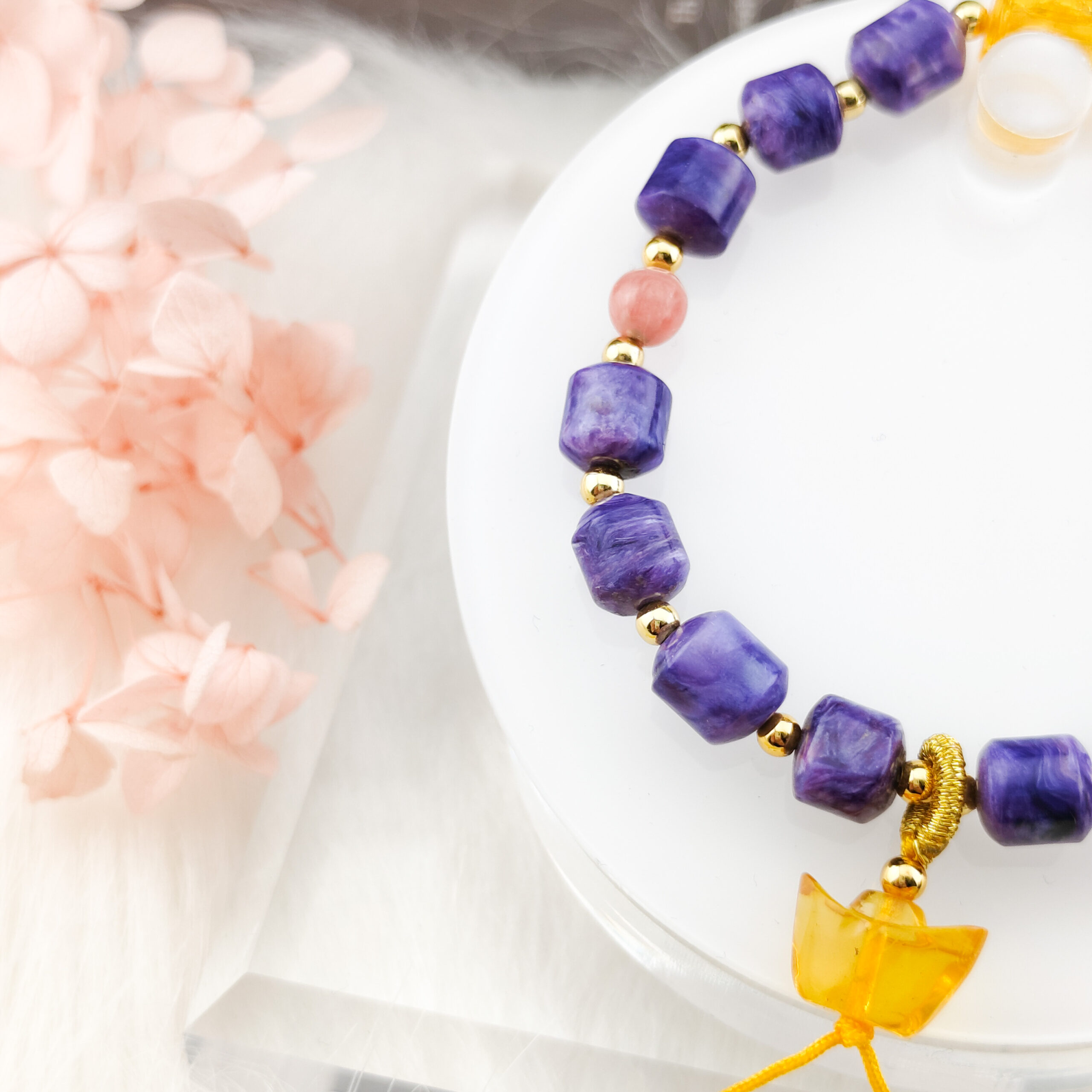 琥珀紫龍晶手珠:圖片 8