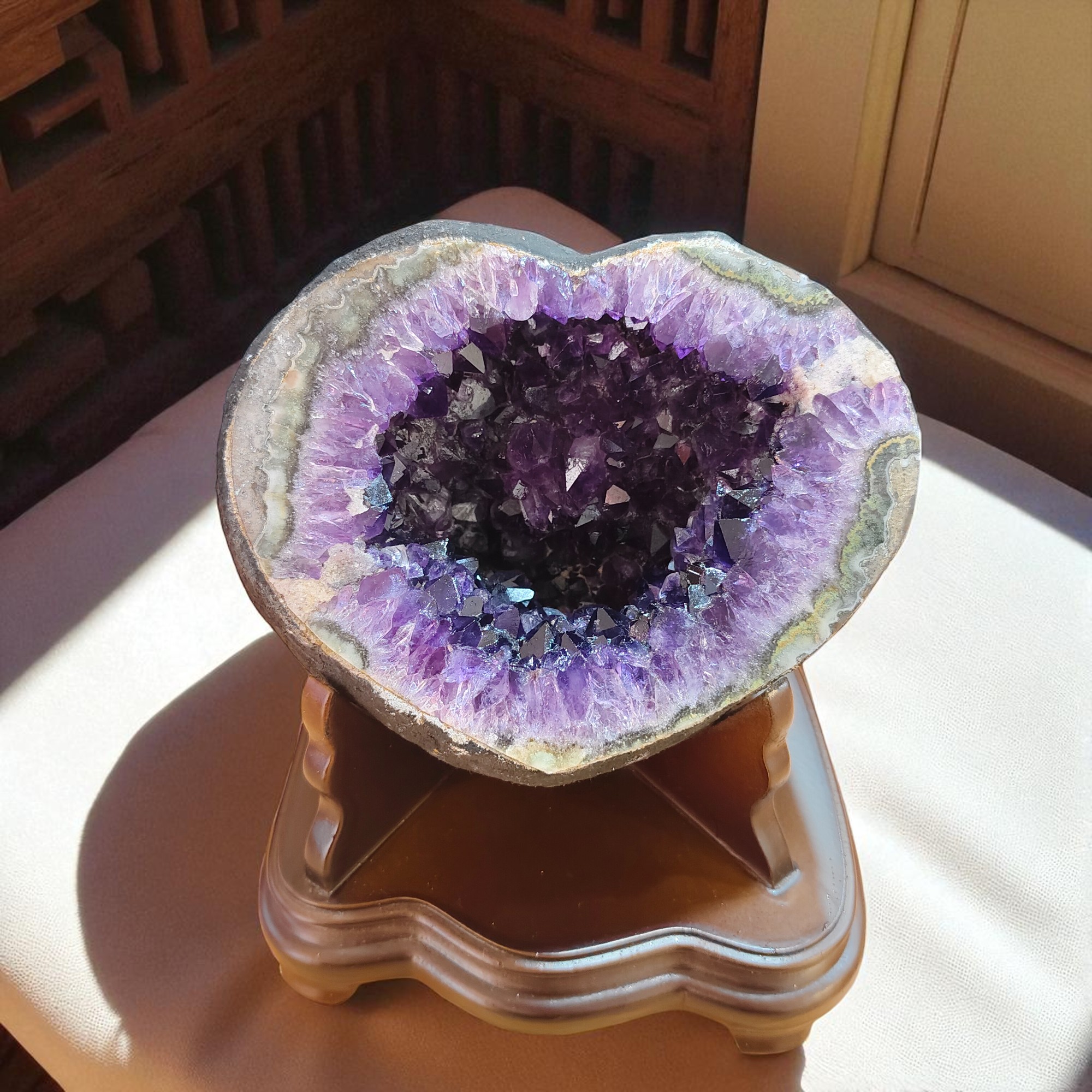 天然招財紫水晶洞5kg:圖片 3